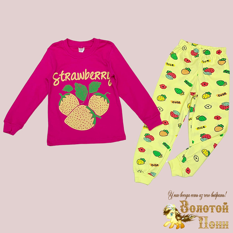 Пижама хлопок д (5-8) 240817-XS1022