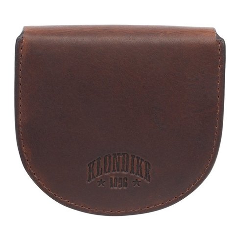 Монетница Klondike Dawson, цвет коричневый, 8,5х7,5х2 см. (KD1123-03) - Wenger-Victorinox.Ru