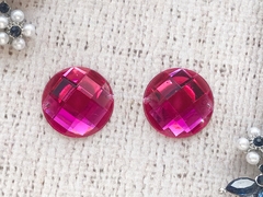 Стразы пришивные акрил, d 2,1 см