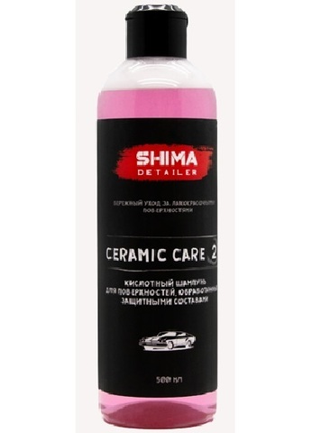 SHIMA DETAILER CERAMIC CARE кислотный шампунь для ручной мойки 500 мл