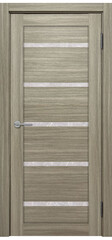 Межкомнатная дверь X-3 / Цвет Тон Неаполь / Остекление "Гранит прозрачный" / Двери Верда