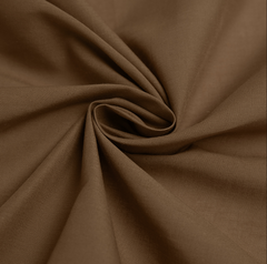 Батист однотонный, 72 г/м2, 100% хлопок, 145 см, коричневый