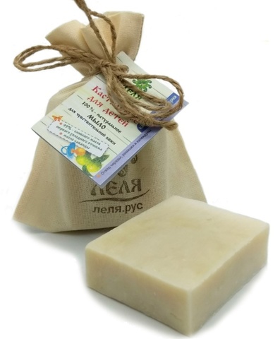 КАСТИЛЬСКОЕ мыло для детей оливковое, натуральное 80 г