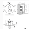 Встраиваемая часть термостата Gessi 09269031