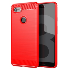 Чехол на Google Pixel 3 XL цвет Red (красный), серия Carbon от Caseport
