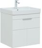 Aquanet 310148 Тумба Ирис new 60 подвесная 1 ящ. 2 фасада цв.белый глянец (310148)