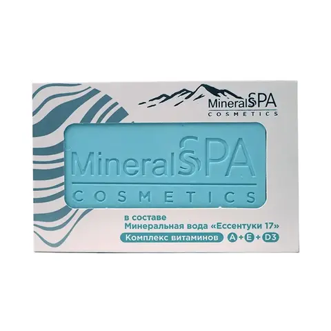 MineralSPA Мыло-скраб на основе минеральной воды Ессентуки 17 и витаминами 120 г