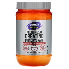 Now Foods, Спорт, микронизированный моногидрат креатина, 500 г (1,1 фунта)