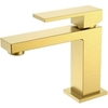 Boheme 471-MG Cмеситель для умывальника Qubic Matt Gold