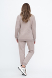 Утепленный спортивный костюм для беременных и кормящих 16041 меланж