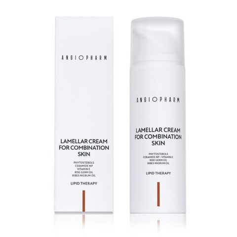 ANGIOPHARM ЛАМЕЛЛЯРНЫЙ  КРЕМ ДЛЯ КОМБИНИРОВАННОЙ КОЖИ, 50 Мл | LAMELLAR CREAM FOR COMBINATION SKIN