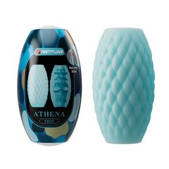 Голубой нереалистичный мастурбатор Athena - 