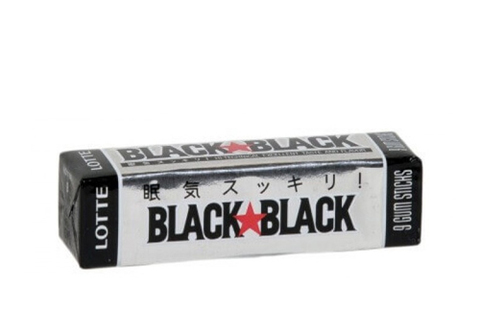 Жевательная резинка Lotte блэк блэк, 32г