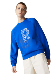 Толстовка теннисная Lacoste Men's SPORT Sweatshirt - blue/whie/blue