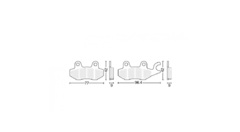 Колодки тормозные дисковые #2 X-TECH (semi-metallic) полуметаллические