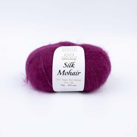 Пряжа Infinity Silk Mohair 4545 цикламен