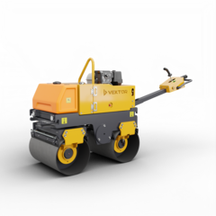 Виброкаток ручной двухвальцовый Vektor VRDR-800