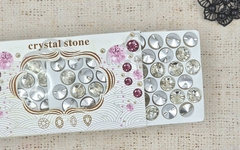 Стразы пришивные хрусталь, d 12 мм, прозрачный