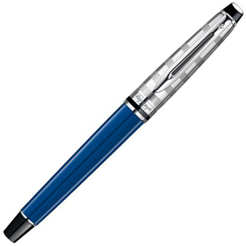 Ручка перьевая Waterman Expert Deluxe Obsession Blue CT, F (1904580)