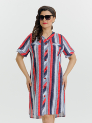 4630 Туника на пуговицах