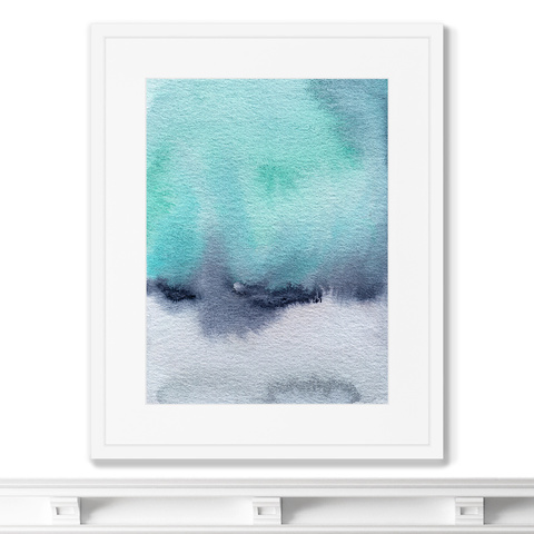 Marina Sturm - Репродукция картины в раме The winter skyscape, 2021г.