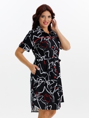 4570 Халат на пуговицах