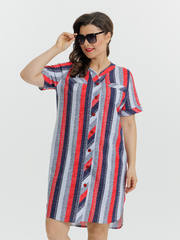 4630 Туника на пуговицах