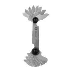 Набор шаблонов резьбовых КОБАЛЬТ дюймовых 4TPI - 28TPI, 17 шт (920-124)