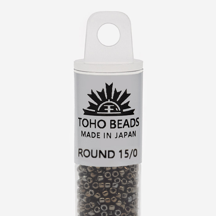 Японский бисер TOHO Round 15/0 (№83), металлизированный, непрозрачный глянцевый