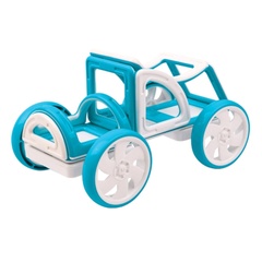 MAGFORMERS Магнитный конструктор Моя первая машинка, синий (63146)