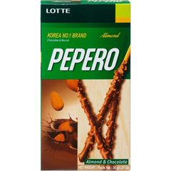 Соломка в шоколадной глазури Lotte Almond Pepero с миндалем 32 гр