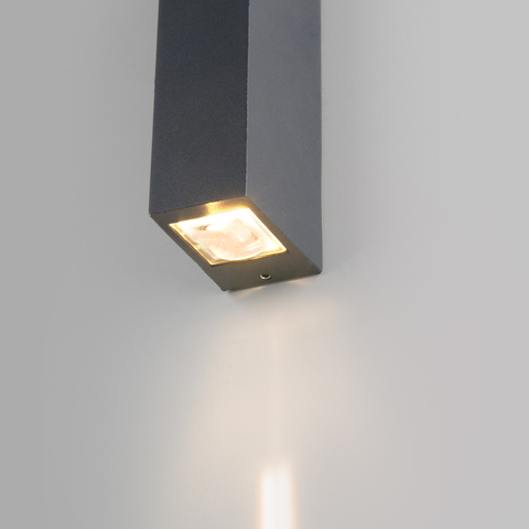 Уличный настенный светодиодный светильник Blaze LED серый