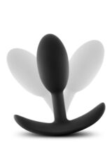 Черный анальный стимулятор Vibra Slim Plug Small - 8,8 см. - 