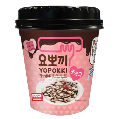 Токпокки (рисовые клецки) Yopokki с шоколадным соусом, 120 гр