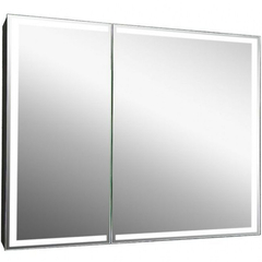 Зеркало-шкаф с подсветкой ART&MAX TECHNO AM-Tec-1000-800-2D-F-Nero фото