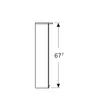 Зеркальный шкаф Geberit Option Basic с подсветкой, две двери: B=60см, H=67.5см, T=14см, Тип штекера=CEE 7/16, белый / лакированный матовый, с зеркальным покрытием внутри и снаружи