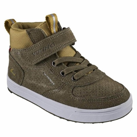 Полуботинки Viking Samuel Mid WP Jr Khaki/Olive демисезонные