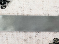 Лента атласная, ш. 4 см, 59 (26) св.серый