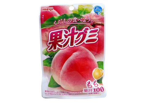 Мармелад Мейджи персик с коллагеном, 51г