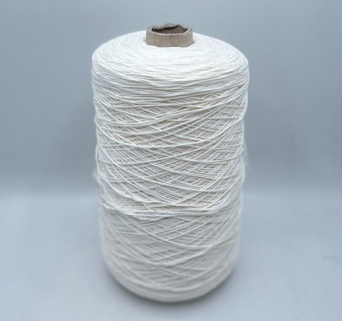 Бобинная пряжа (пр.Италия), art-Nilo 340м/100 гр. 100% Хлопок, цвет-Молочный ,арт-27867