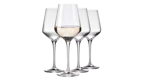 Набор бокалов для белого вина 4шт 390мл Krosno Авангард Люми