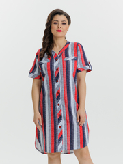 4630 Туника на пуговицах