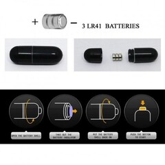 Насадка с вибропулей и кольцом для мошонки (13,7*4 см)