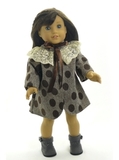 Пальто твидовое - На кукле. Одежда для кукол, пупсов и мягких игрушек.