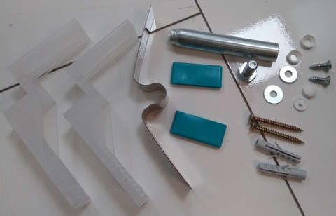 Cezares MODENA CZR-SCR-FIX-3-KIT Универсальный установочный комплект для 3-й панели прямоугольной акриловой ванны
