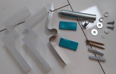 Cezares MODENA CZR-SCR-FIX-3-KIT Универсальный установочный комплект для 3-й панели прямоугольной акриловой ванны фото