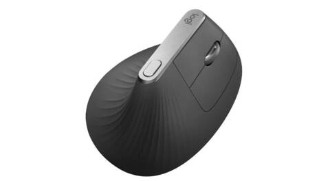 Мышь беспроводная Logitech MX Vertical, оптическая, 400-4000 DPI, Bluetooth/Радио, Li-pol, чёрный.