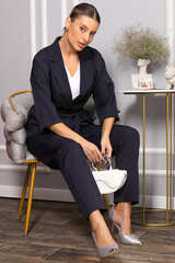 Костюм брючный Скрипка (синий) К14377-12М LT Collection