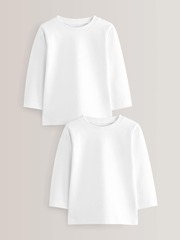 Лонгслив для мальчика Next 422-467, 2 шт., Белый