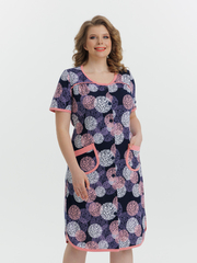 4728 Халат на пуговицах